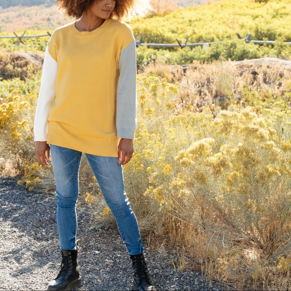 Be the Sunshine Sweater oversized XS see measurements
